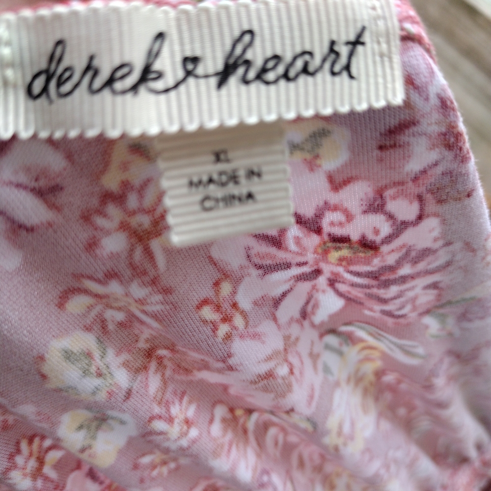 Derek Heart Pink Floral Dress - Picture 4 of 4